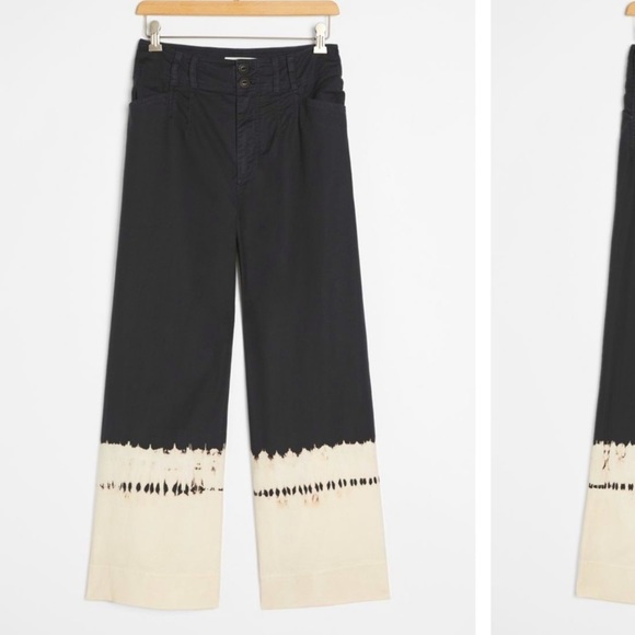 ANTHROPOLOGIE Fatima Dip-Dyed Wid-Leg Pants Size 23. - Picture 1 of 14